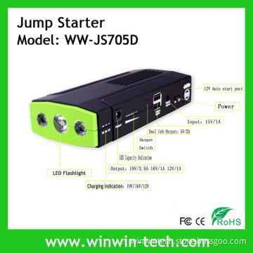 2015 New Design Dual Output 13800 mAh 12V Portable Car Jump Starter